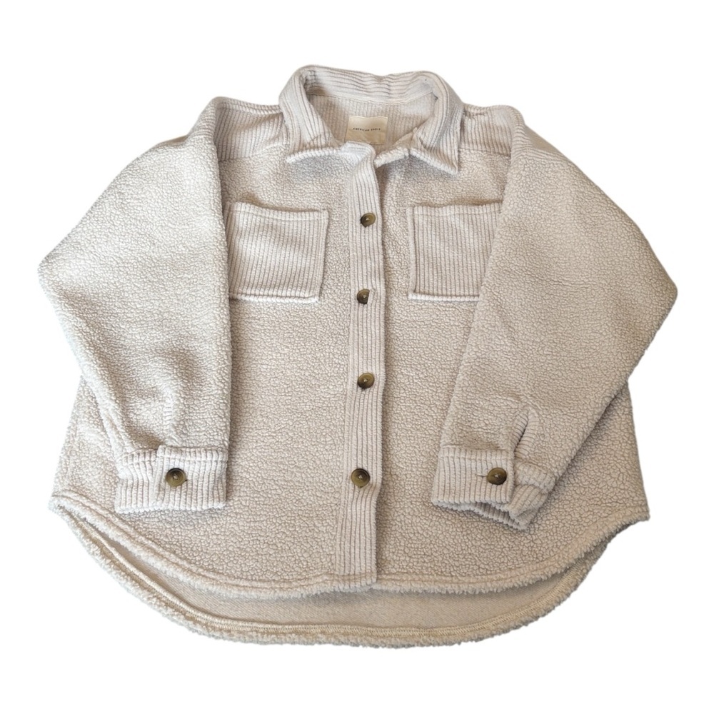 American Eagle Cream Knit Top - Picture 3 of 5
